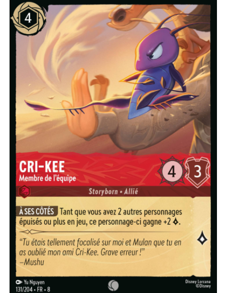 S8 - 131/204 - Cri-Kee - Membre de l'équipe