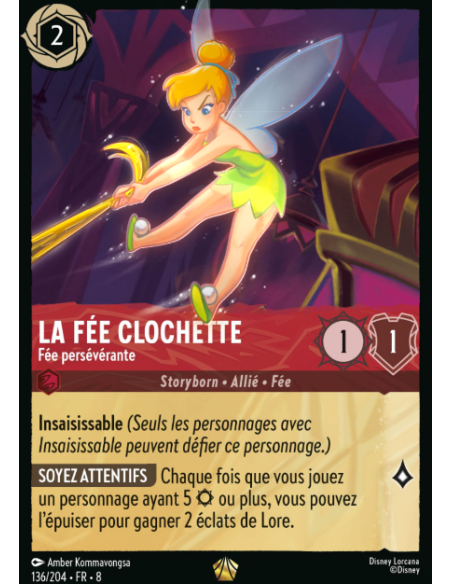 S8 - 136/204 - La fée clochette - Fée perséverante