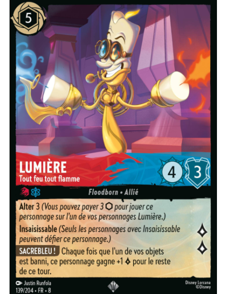 S8 - 139/204 - Lumière - Tout feu tout flamme