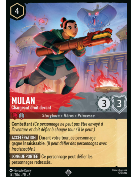 S8 - 141/204 - Mulan - Chargeant droit devant