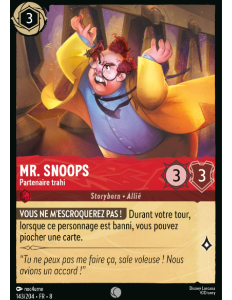 S8 - 143/204 - Mr. Snoops - Partenaire trahi