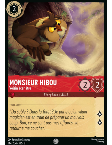 S8 - 144/204 - Monsieur Hibou - Voisin acariâtre