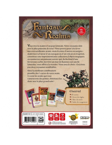 Fantasy Realms - Jeu de Collection - Dos