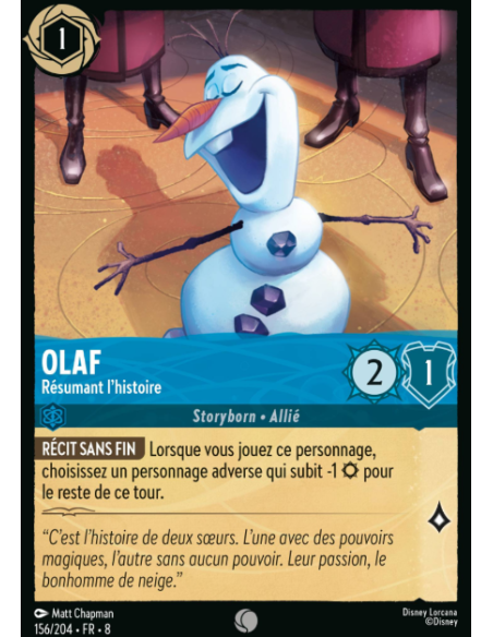 S8 - 156/204 - Olaf - Résumant l'histoire