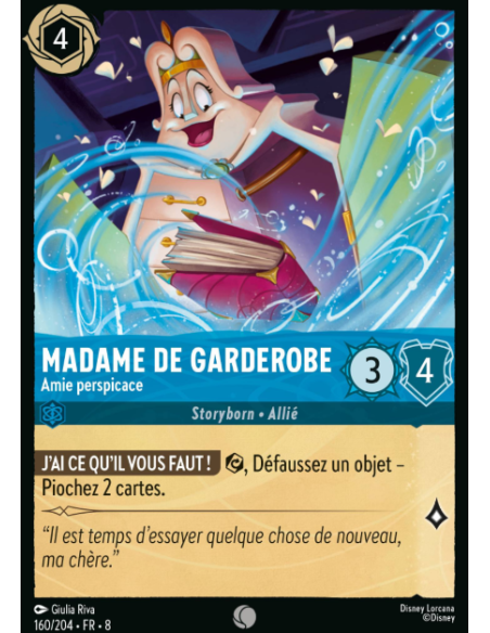 S8 - 160/204 - Madame de Garderobe - Amie perspicace