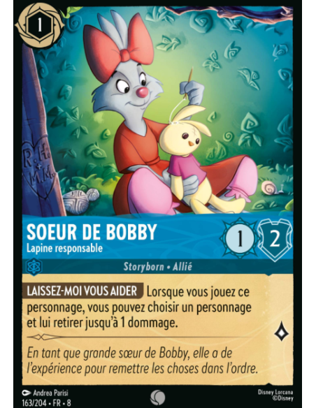 S8 - 163/204 - Soeur de Bobby - Lapine responsable