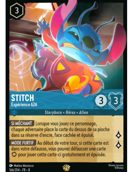 S8 - 166/204 - Stitch - Expérience 626