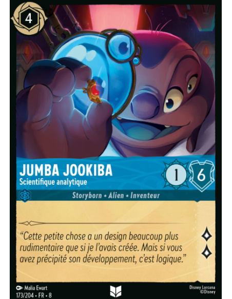 S8 - 173/204 - Jumba Jookiba - Scientifique analytique