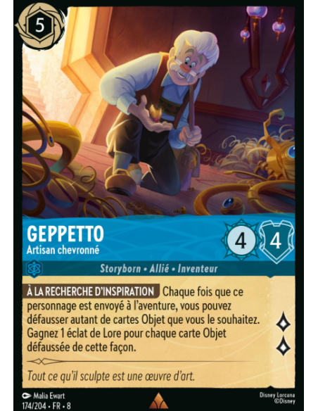 S8 - 174/204 - Gepetto - Artisan chevronné