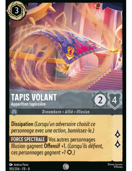 S8 - 183/204 - Tapis volant - Apparition tapissière