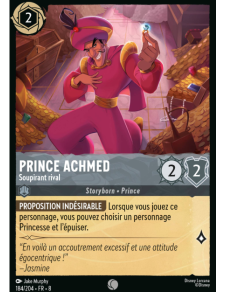 S8 - 184/204 - Prince Achmed - Soupirant rival