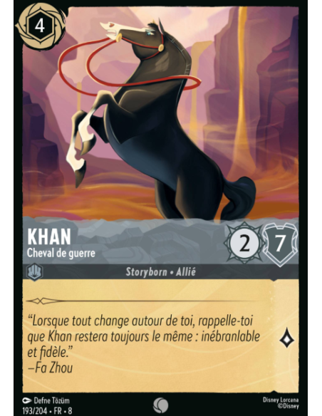 S8 - 193/204 - Khan - Cheval de guerre