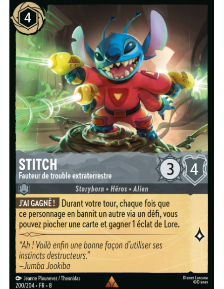 S8 - 200/204 - Stitch - Fauteur de trouble extraterrestre