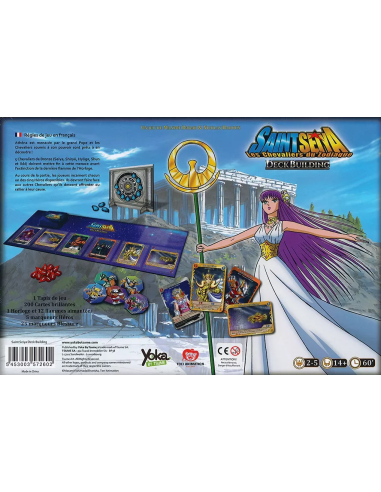 Saint Seiya - Jeu familial amical deckbulding cartes affrontement visuel png