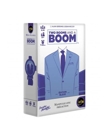 Two Rooms and a Boom (bleu) - Jeux de société - Jeux d'ambiance - cover - boîte