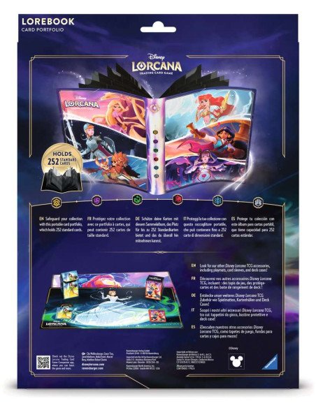 Disney Lorcana : Portfolio Princesses - cartes à collectionner - Dos