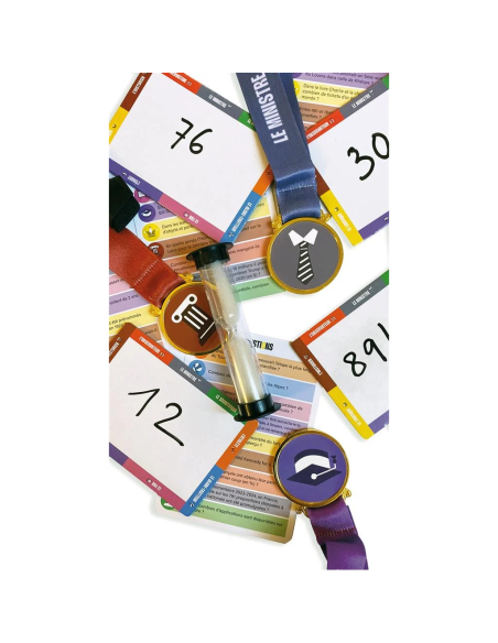 Le plus proche gagne - jeu de société -  matériel du jeu