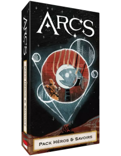 Arcs Pack Héros et Savoirs - Jeu de société - Extension - Visuel boite de jeu