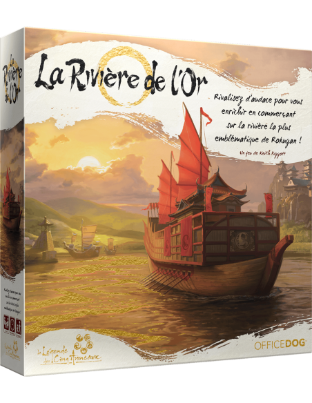 La rivière de l'or - Jeu de société - Visuel boite de jeu