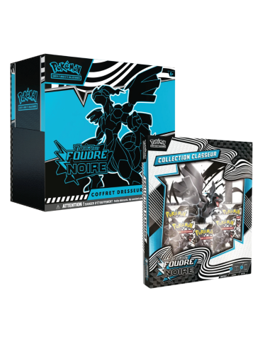 Pokémon EV10.5 : Pack Foudre Noire - ETB et Coffret Classeur