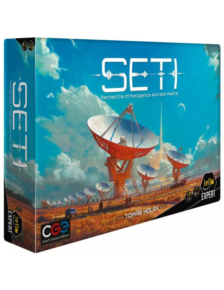 SETI : Recherche d’Intelligence Extraterrestre Boite de jeu avant visuel PNG JPEG