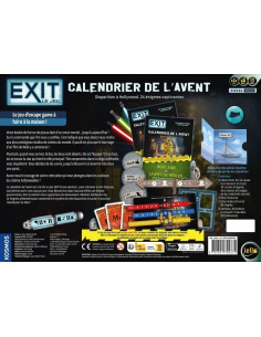 EXIT : Calendrier de l'Avent - Disparation à Hollywood 2025 visuel avant boite jeu 2