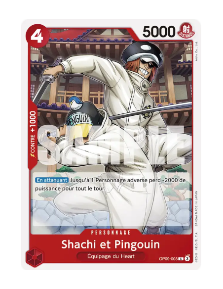[OP09] - OP09-003 : Shachi et Pingouin