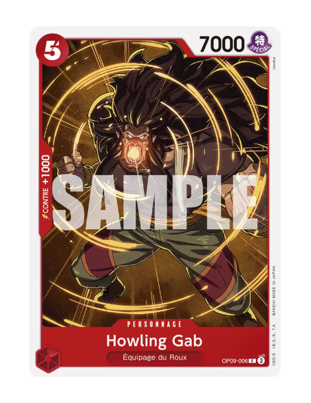 [OP09] - OP09-006 : Howling Gab