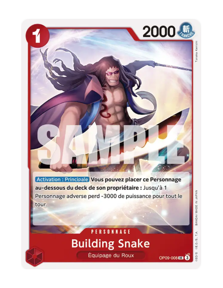 [OP09] - OP09-008 : Building Snake