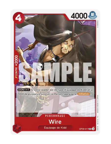 [OP09] - OP09-017 : Wire