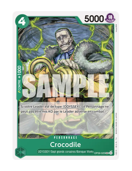 [OP09] - OP09-025 : Crocodile