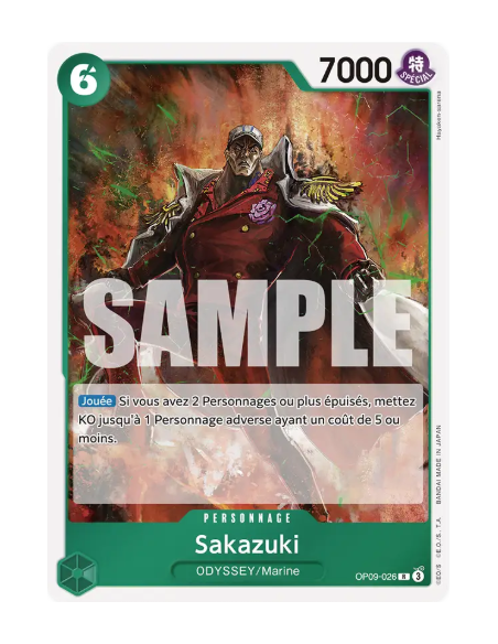 [OP09] - OP09-026 : Sakazuki