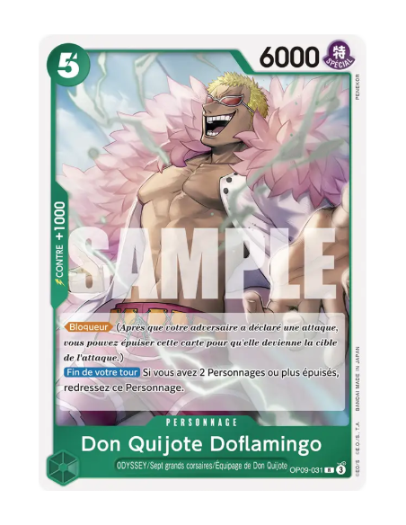 [OP09] - OP09-031 : Don Quijote Doflamingo