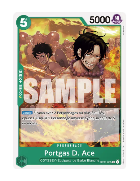 [OP09] - OP09-035 : Portgas D. Ace
