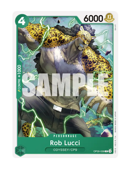 [OP09] - OP09-038 : Rob Lucci