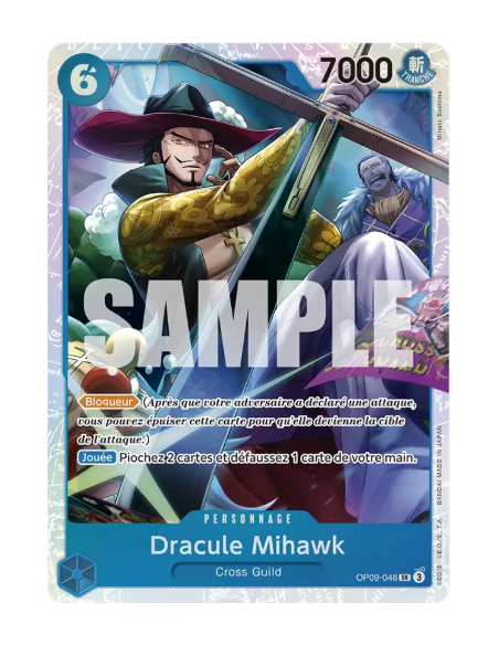 [OP09] - OP09-048 V1 : Dracule Mihawk