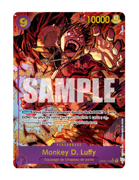 [OP09] - OP09-119 V2 : Monkey D. Luffy