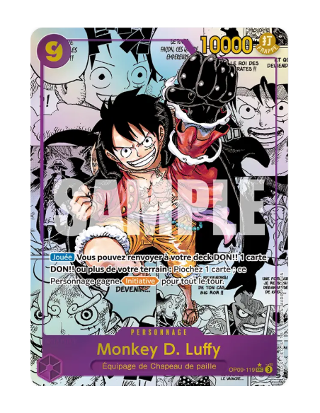 [OP09] - OP09-119 V3 : Monkey D. Luffy