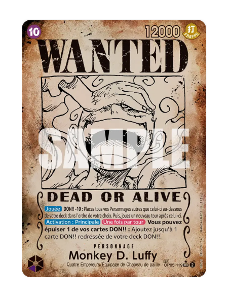 [OP09] - OP05-119 : Monkey D. Luffy