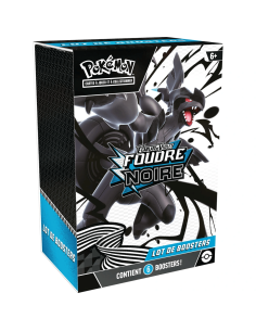 Pokémon EV10.5 : Bundle de 6 Boosters Foudre Noire Visuel avant boite collection carte png jpeg collectionneur zekrom ev10.5
