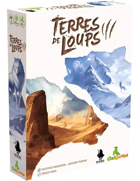 Terres de Loups - Jeu de plis 2 joueurs - Visuel avant boite jeu