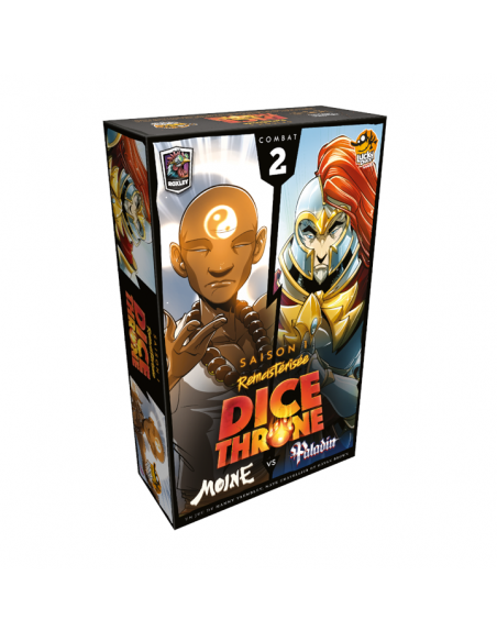 Dice Throne S1 - Moine VS Paladin - Jeux Initiés