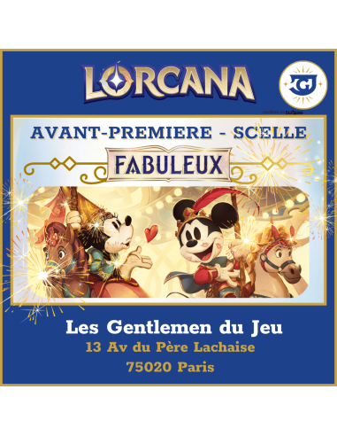 Avant-Première Lorcana aux Gentlemen du Jeu Gambetta