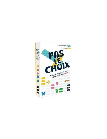 Pas le choix, Boite de jeux, ambiance, mots, association d'idées