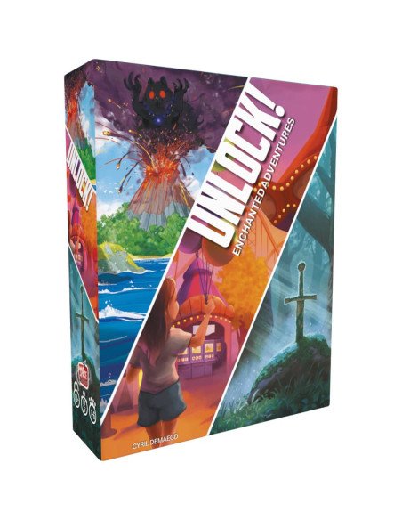 Unlock! Enchanted Adventures - Jeux de société - Jeux d'Enquêtes - visuel de la boîte, féérique