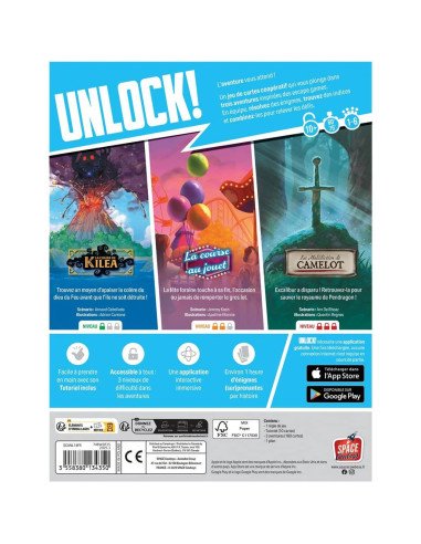 Unlock! Enchanted Adventures - Jeux de société - Jeux d'Enquêtes, féérique, scenarios