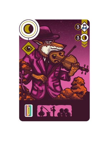 Moonshine, jeu de société, prohibition, bar clandestin, cartes, renard