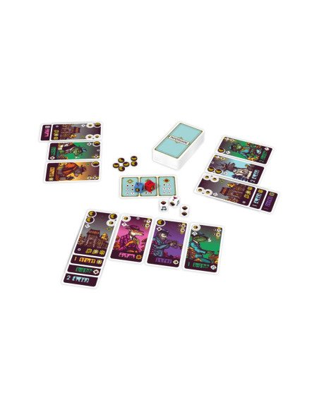 Moonshine, jeu de société, prohibition, bar clandestin, cartes, matériel