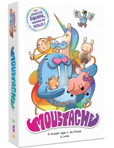 Moustache Jeu de Plis hilarant Précommande à partir de 10 ans