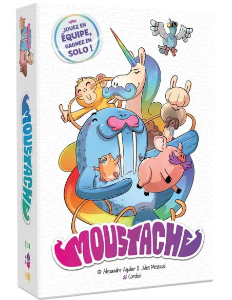 Moustache Jeu de Plis hilarant Précommande à partir de 10 ans